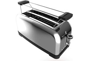 Verticale Broodrooster 1500W met Dubbele Sleuf & 33% Korting