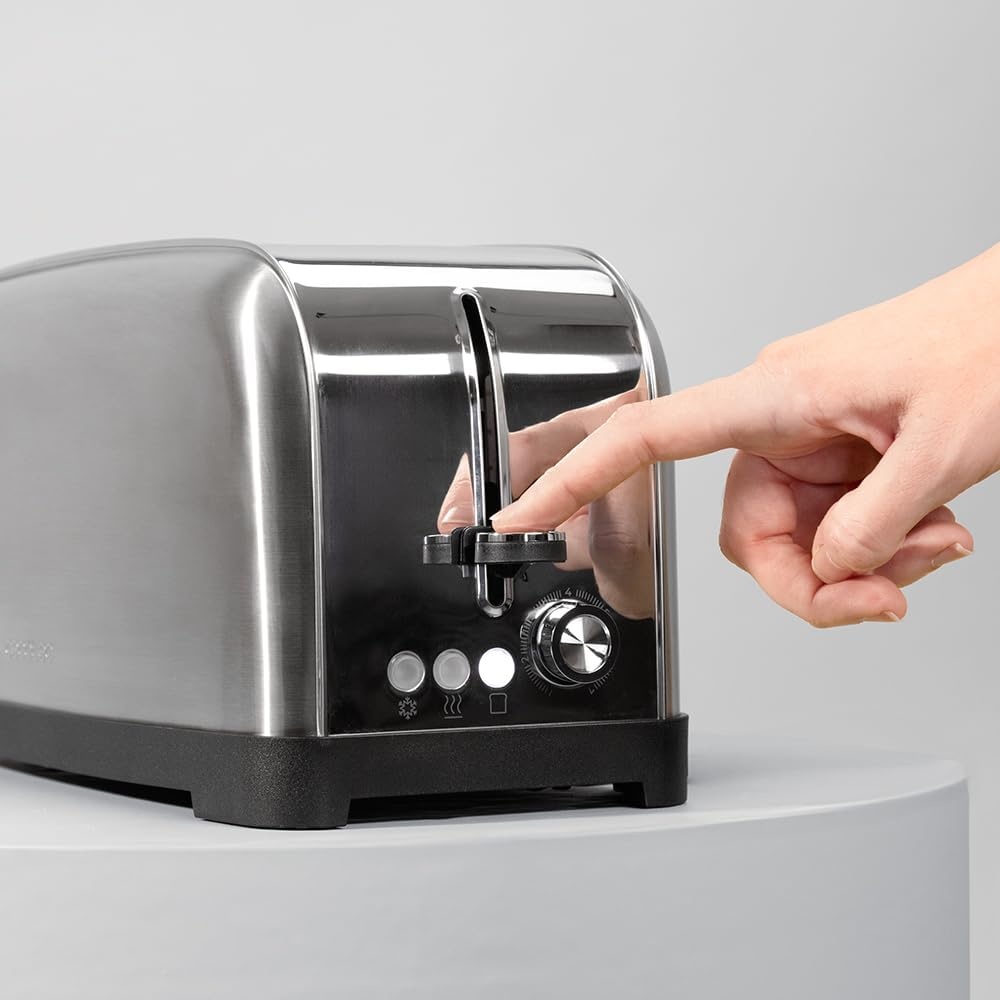 Verticale Broodrooster 1500W met Dubbele Sleuf & 33% Korting
