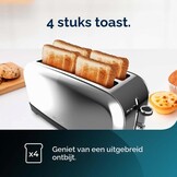 Verticale Broodrooster 1500W met Dubbele Sleuf & 33% Korting