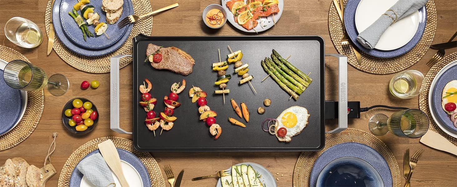 Teppanyaki Grillplaat 60x36cm - 2500W - 34% Korting