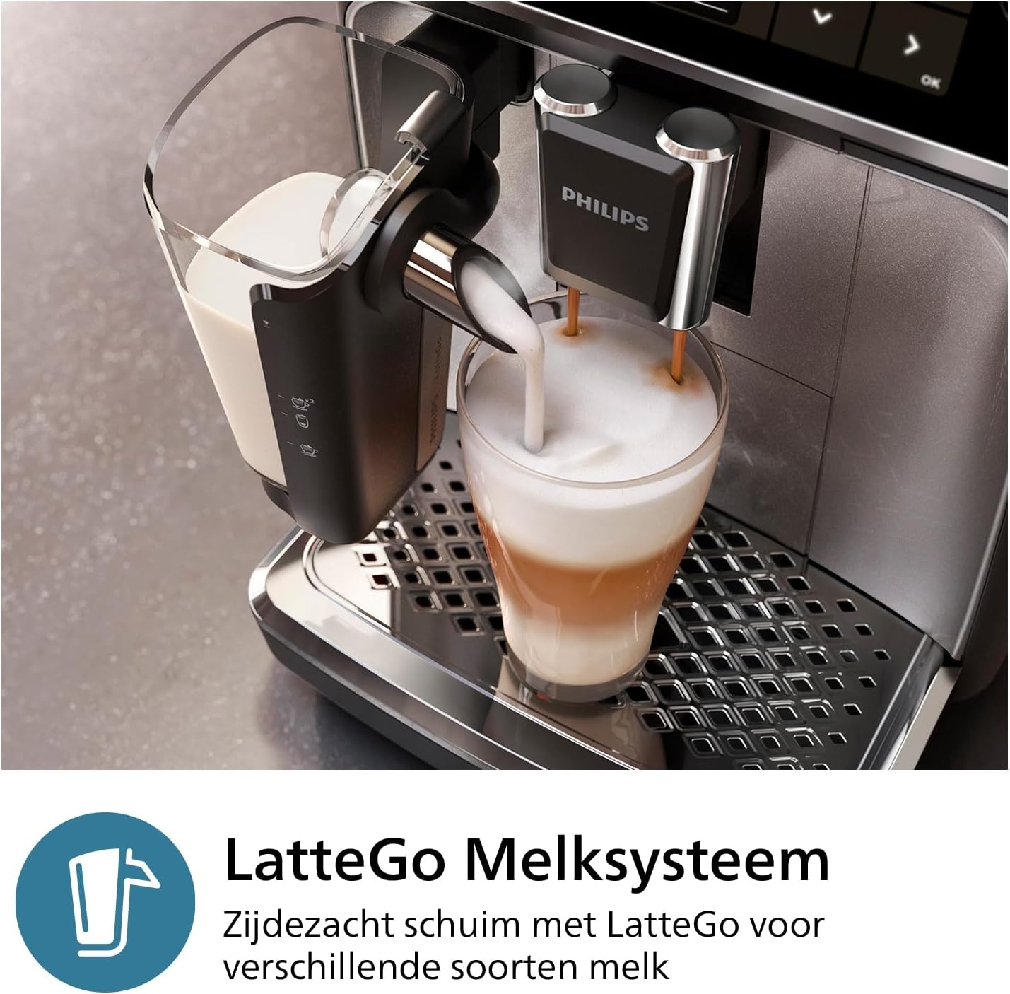 Koffievolautomaat 3300 Serie LatteGo met 55% Korting