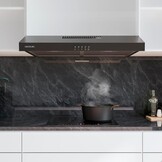 Afzuigkap 60cm Zwart - 220m³/h - 34% Korting