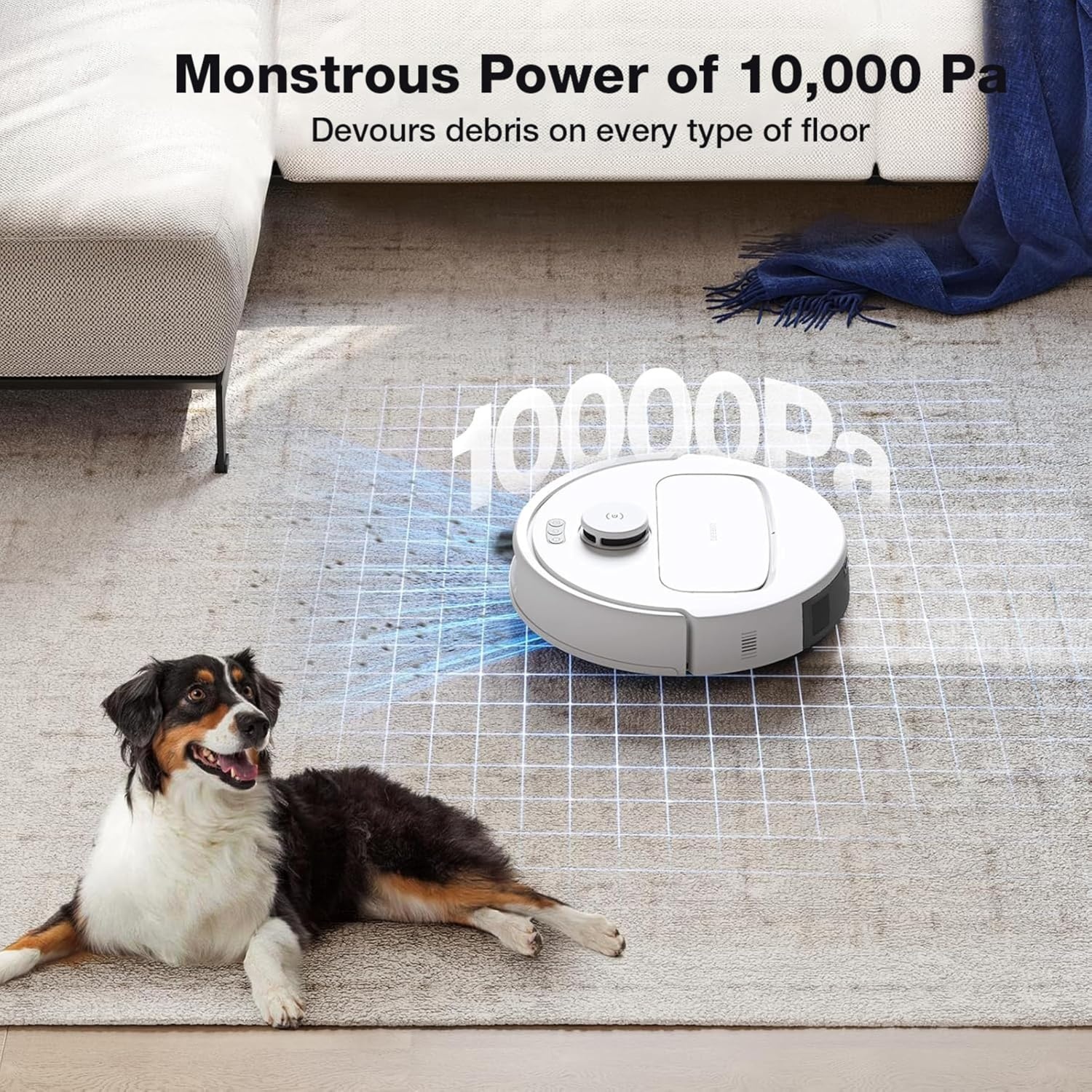 Robotstofzuiger ECOVACS N30 PRO OMNI Wit - 35% Korting