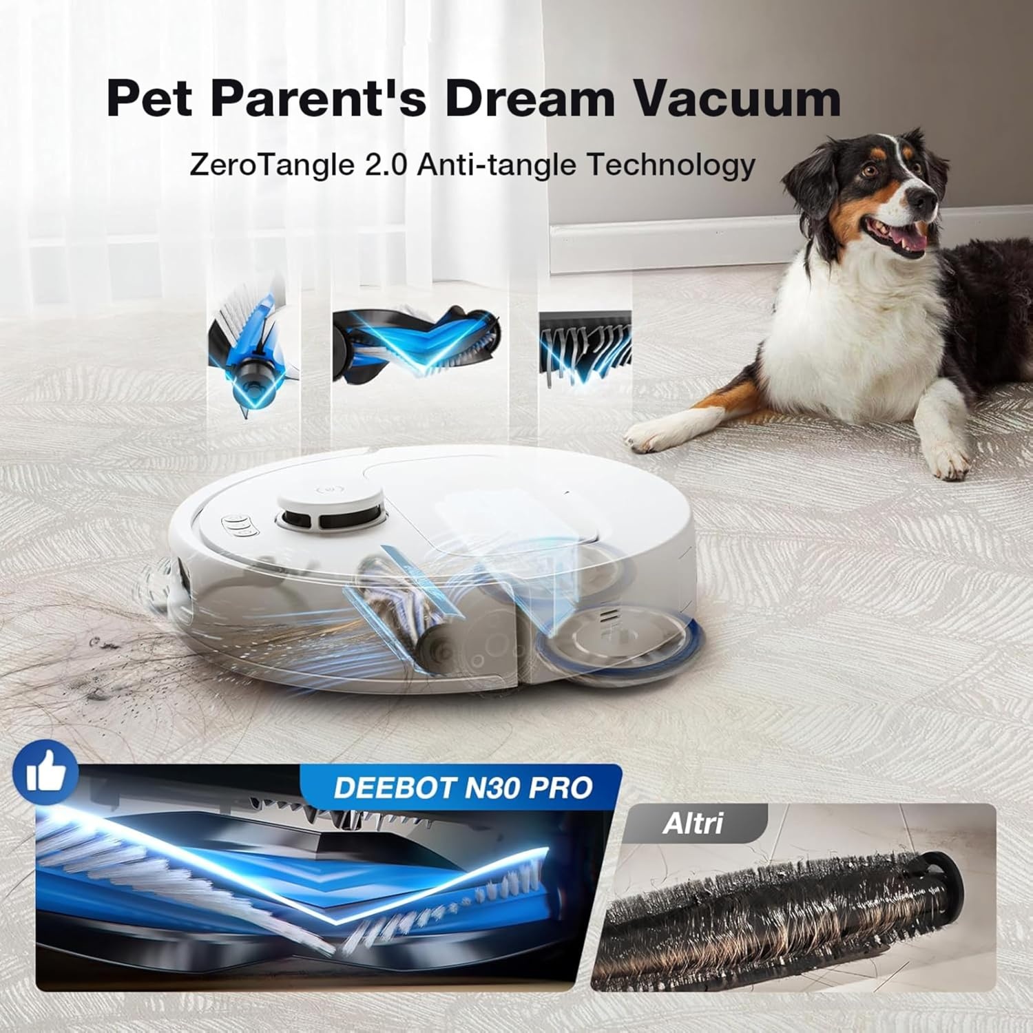Robotstofzuiger ECOVACS N30 PRO OMNI Wit - 35% Korting