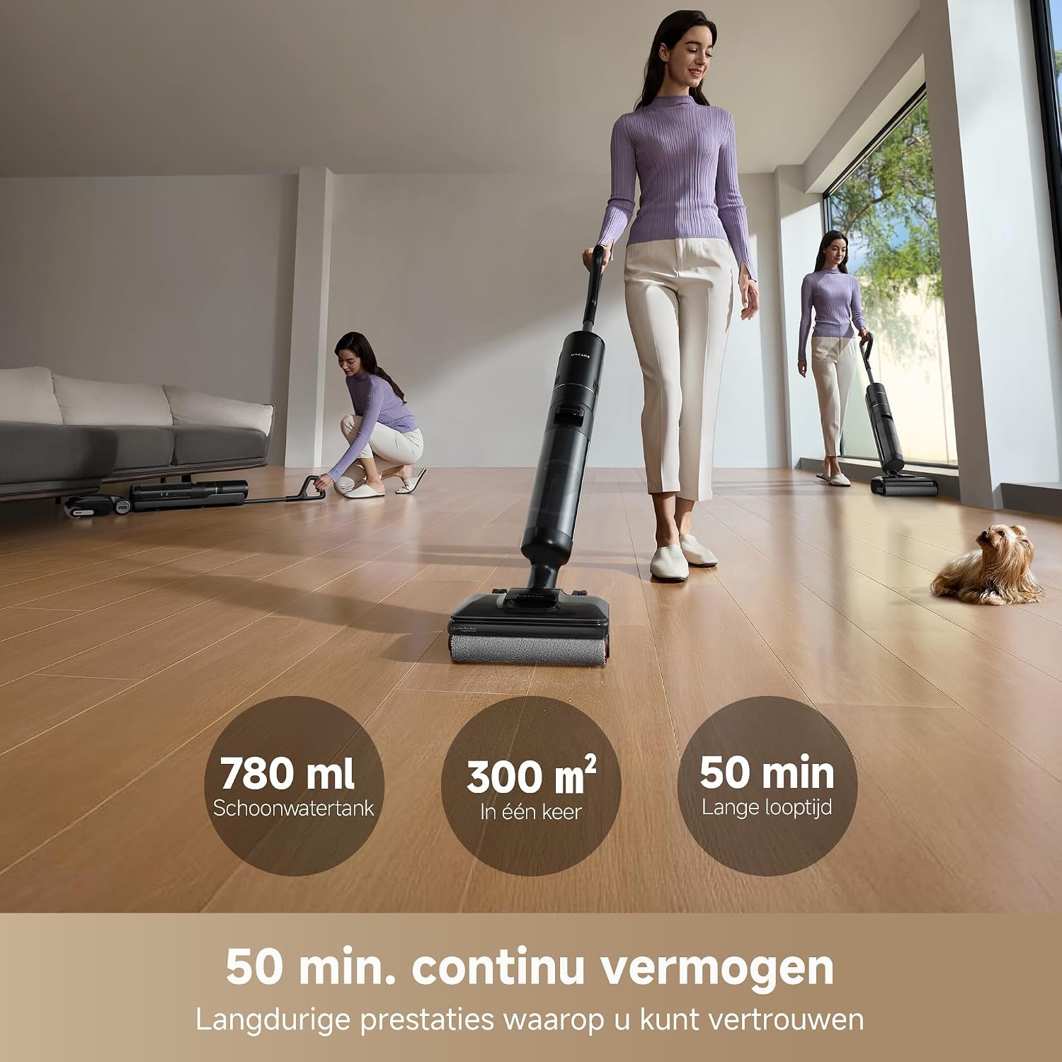 Nat- en droogstofzuiger Dreame H12 Pro FlexReach - 35% Korting