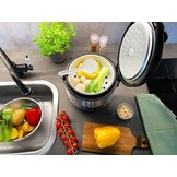 Rijstkoker & Stoomkoker 1.2L (6 Porties) - 33% Korting!