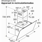 Zwarte Bosch Afzuigkap Wandmontage 80cm - 55% Korting