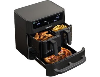 Heteluchtfriteuse Oven Tri Zone 13,6L Zwart - 54% Korting