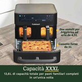 Heteluchtfriteuse Oven Tri Zone 13,6L Zwart - 54% Korting