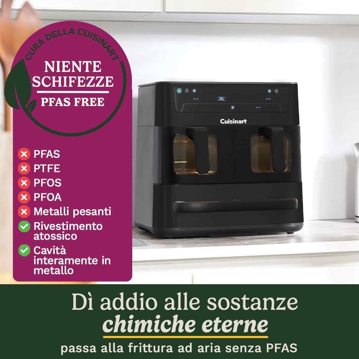 Heteluchtfriteuse Oven Tri Zone 13,6L Zwart - 54% Korting
