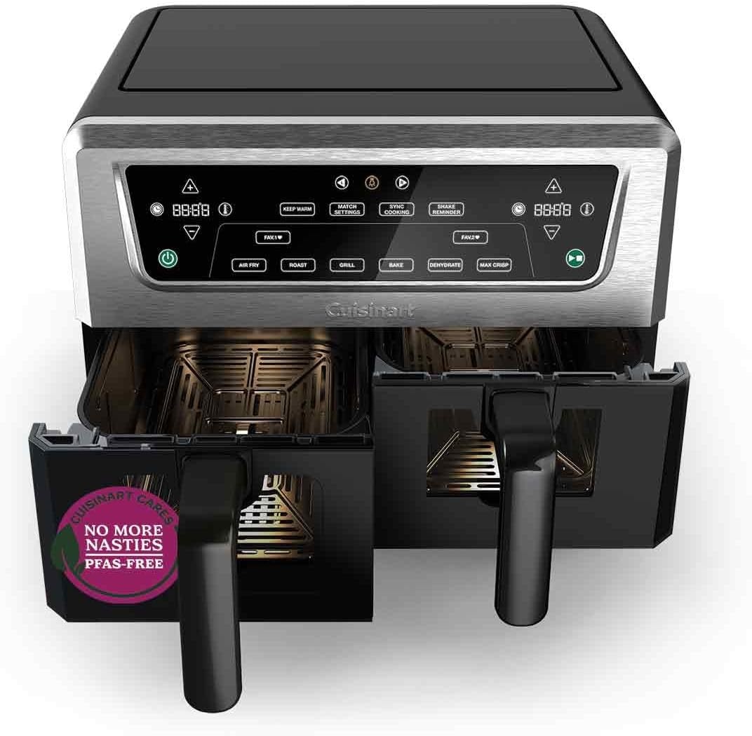 Heteluchtfriteuse Oven Tri Zone 13,6L Zwart - 54% Korting