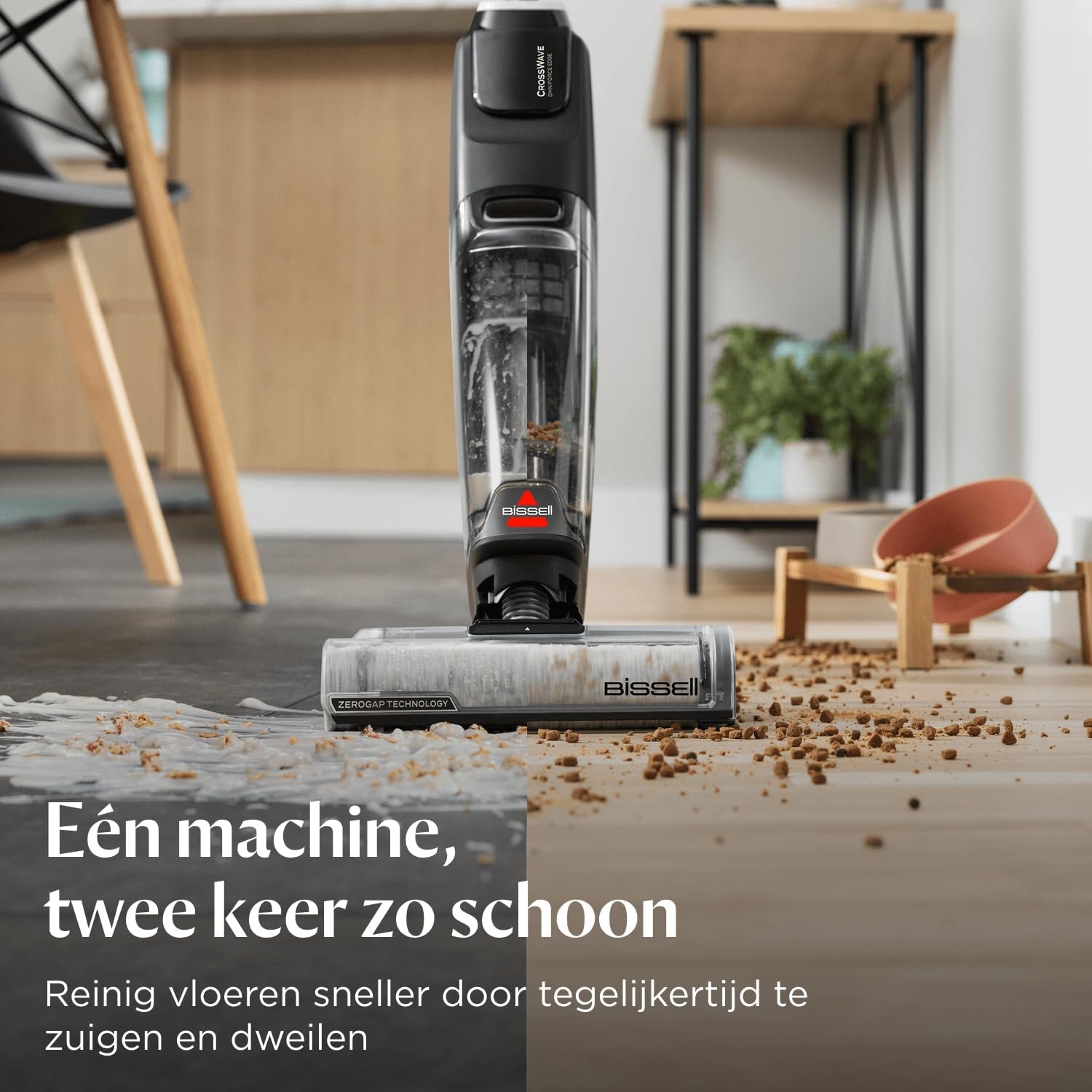 Draadloze Steelstofzuiger & Dweil - 55% Korting