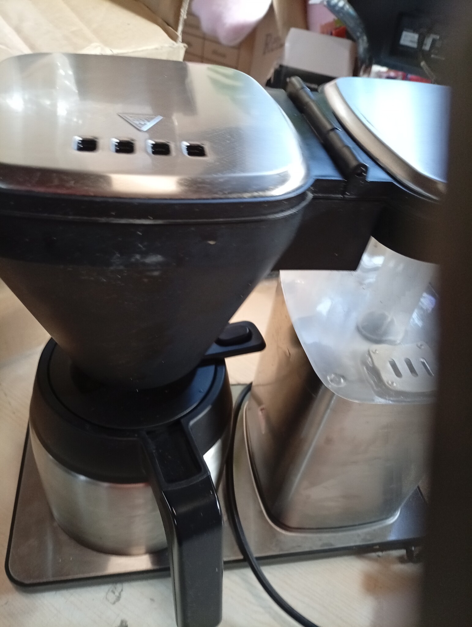 Filterkoffiezetapparaat 1.25L RVS met 54% korting