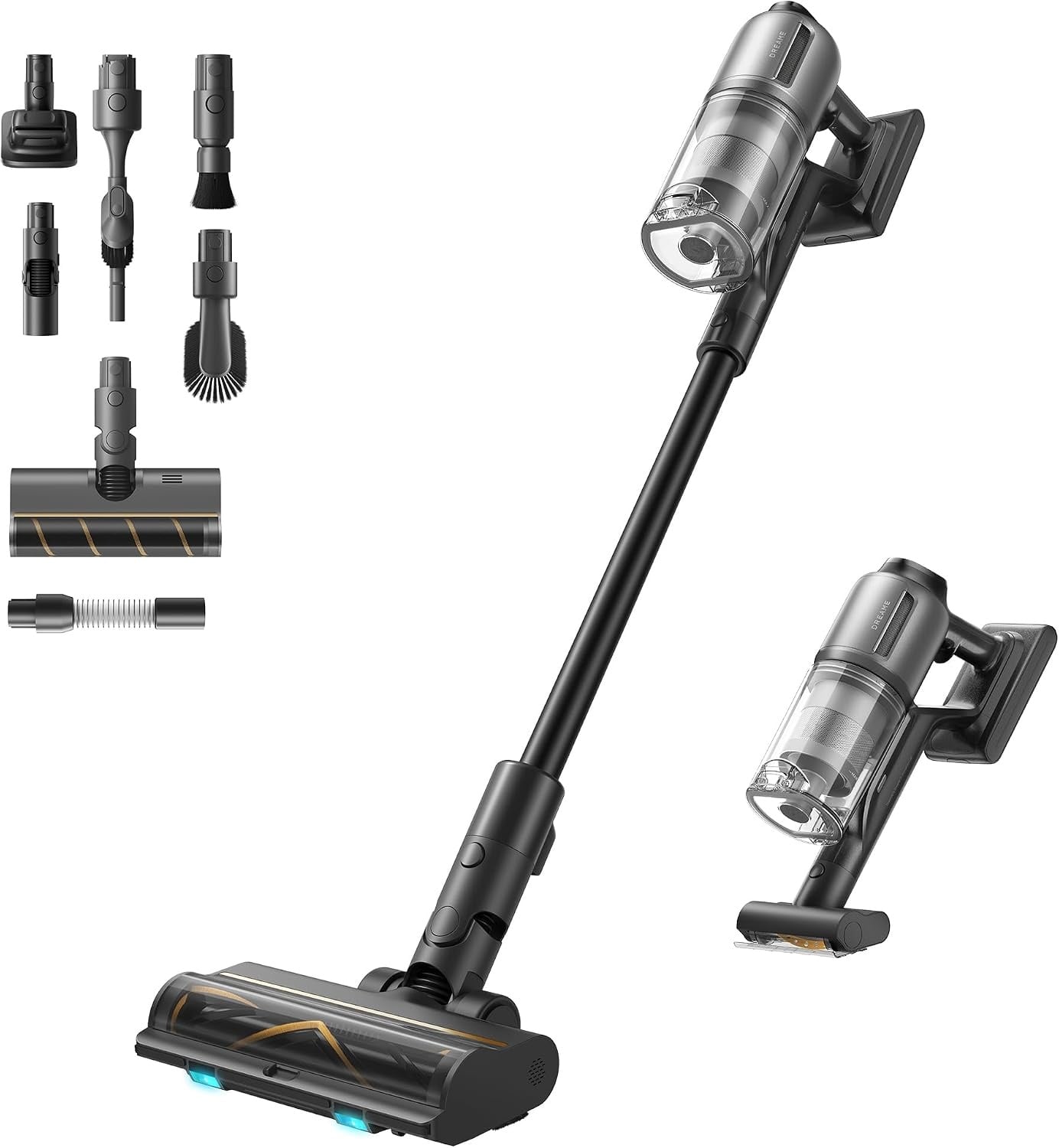 Draadloze Steelstofzuiger Z30 Zwart - 310AW Zuigkracht met 60% Korting