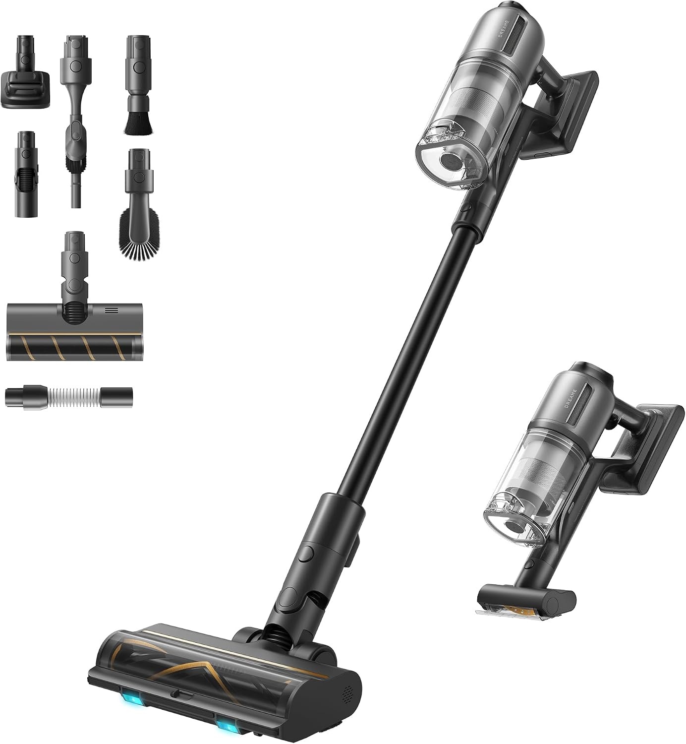 Draadloze Steelstofzuiger Z30 Zwart - 310AW Zuigkracht met 60% Korting