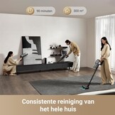 Draadloze Steelstofzuiger Z30 Zwart - 310AW Zuigkracht met 60% Korting