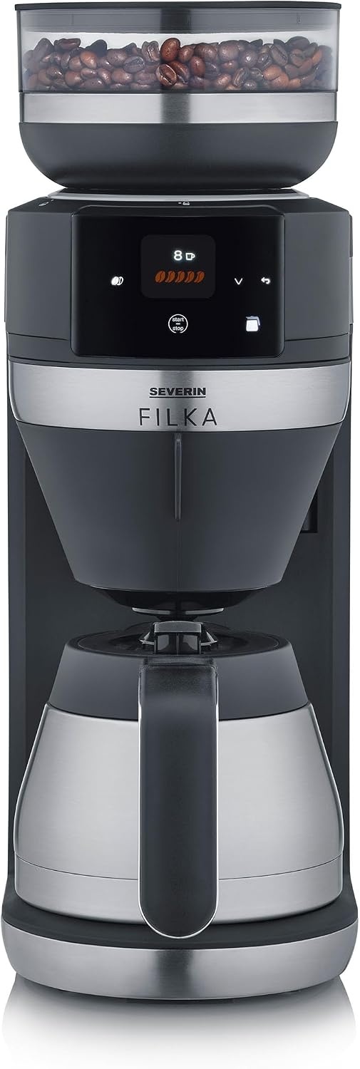 Volautomatische Koffiemachine 5-in-1 met Maalwerk & Thermoskan - 60% Korting
