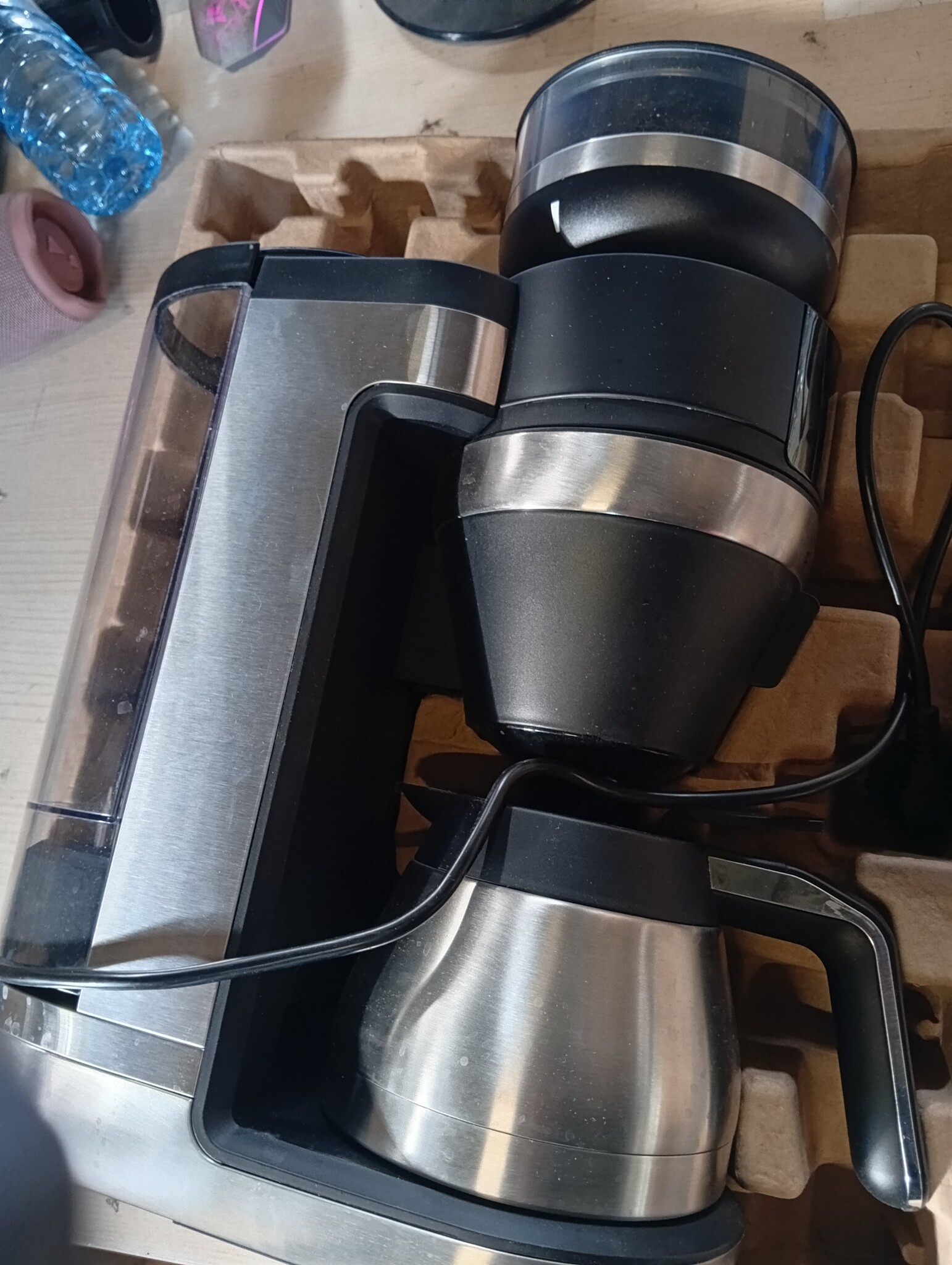 Volautomatische Koffiemachine 5-in-1 met Maalwerk & Thermoskan - 60% Korting