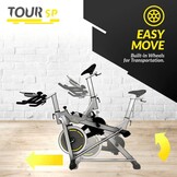 Compacte Spinfiets met Kinomap & Bluetooth - 30% Korting!