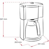 Filterkoffiezetapparaat 1.25L Zwart - 34% Korting