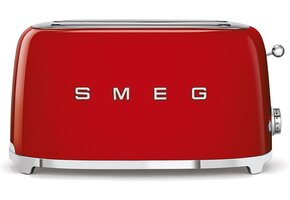Retro Broodrooster 4 Plakjes Rood - 35% Korting