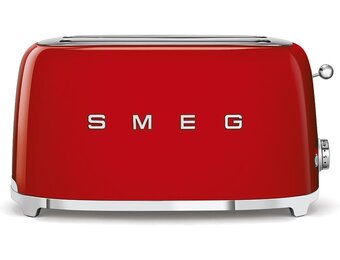 Retro Broodrooster 4 Plakjes Rood - 35% Korting