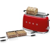 Retro Broodrooster 4 Plakjes Rood - 35% Korting