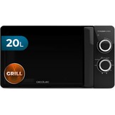 Magnetron Flatbed Zwart 20L 800W met Grillfunctie - 34% Korting