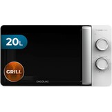 Magnetron Flatbed Zwart 20L 800W met Grillfunctie - 34% Korting