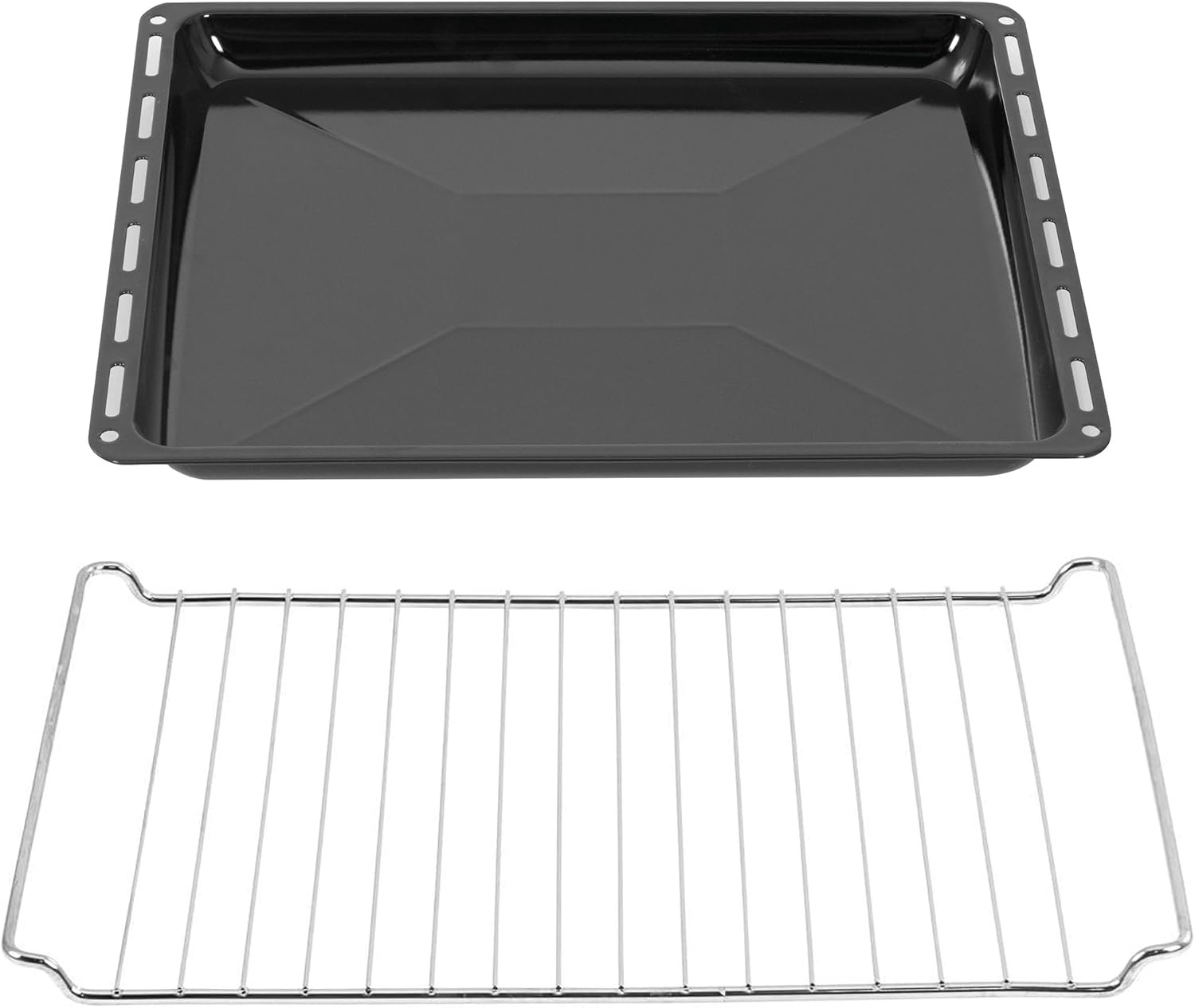 Geëmailleerde Bakplaat Zwart 45,5x37,5x3 cm - 32% Korting