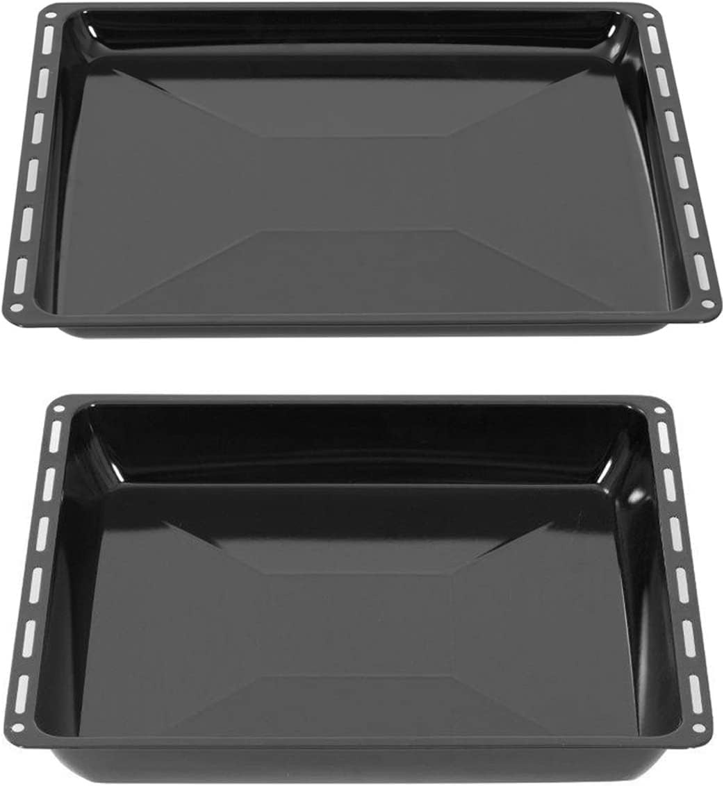 Geëmailleerde Bakplaat Zwart 45,5x37,5x3 cm - 32% Korting