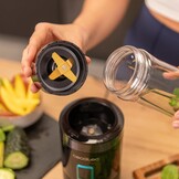 Draagbare Blender 350W - Compact, Inclusief 2 Bekers met Koelbuizen