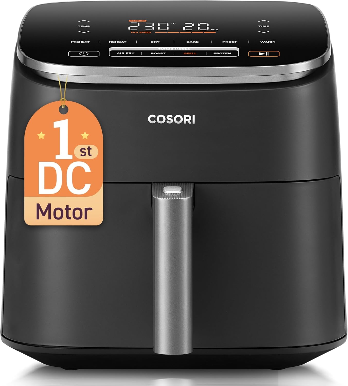 Airfryer Turbo Blaze XXL 6L Zwart - 54% Korting