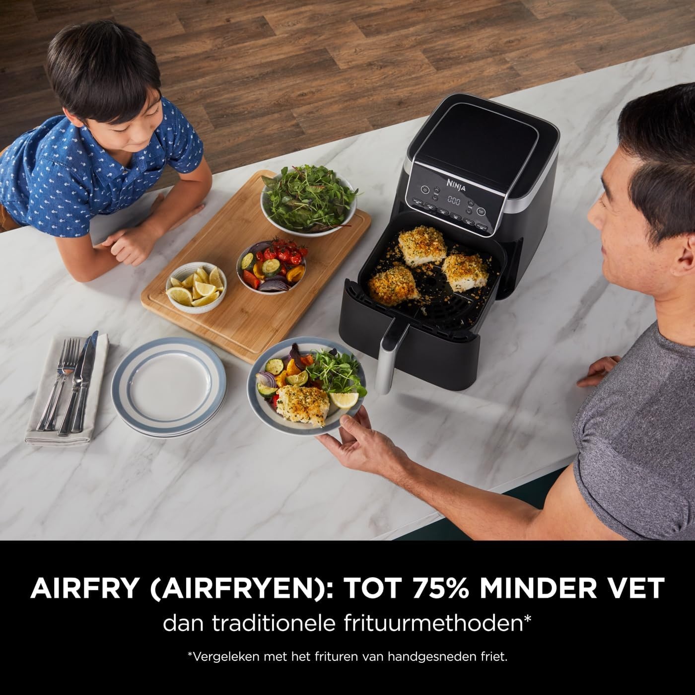 Heteluchtfriteuse Ninja MAX PRO AF180EU 6.2L - 59% Korting