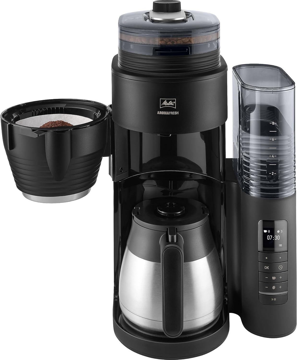 Filterkoffieapparaat met maalwerk & thermoskan - 59% Korting