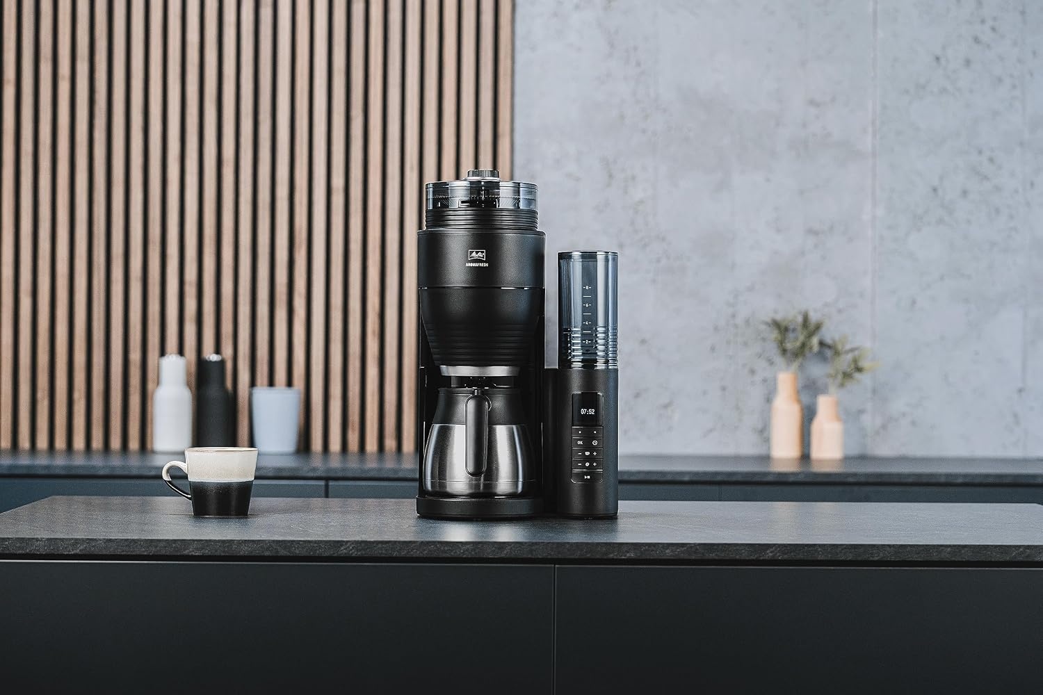 Filterkoffieapparaat met maalwerk & thermoskan - 59% Korting