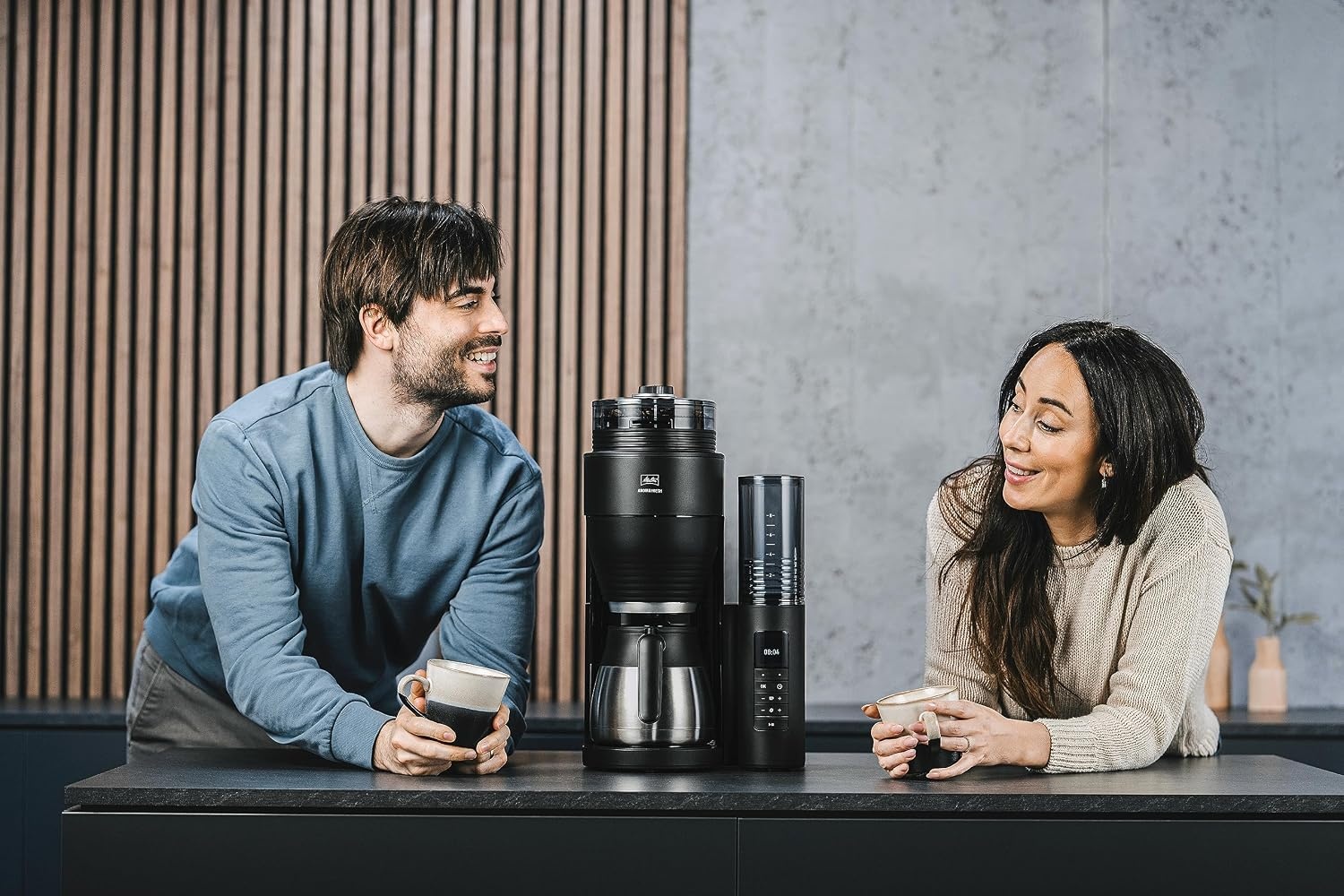 Filterkoffieapparaat met maalwerk & thermoskan - 59% Korting