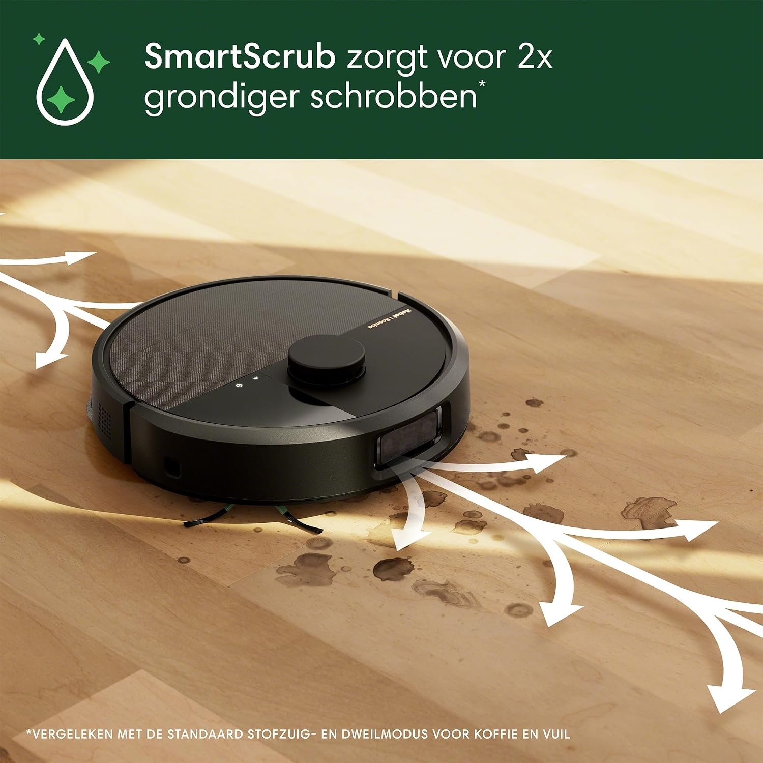 Roomba Plus 505 Combo Robotstofzuiger met Dweilfunctie - 55% Korting!