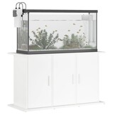 Aquariumstandaard Bewerkt Hout Wit - 101x41x58 cm (34% Korting)