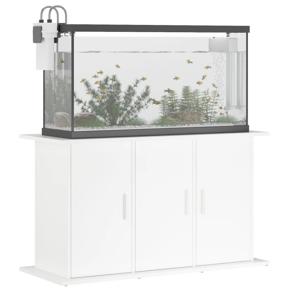 Aquariumstandaard Bewerkt Hout Wit - 101x41x58 cm (34% Korting)