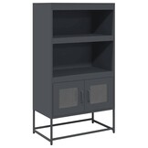 Hoge Kast Staal Antraciet 68x39x123 cm - 34% Korting!