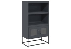Hoge Kast Staal Antraciet 68x39x123 cm - 34% Korting!
