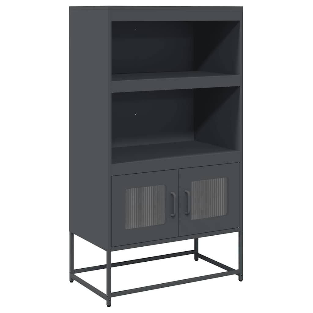 Hoge Kast Staal Antraciet 68x39x123 cm - 34% Korting!