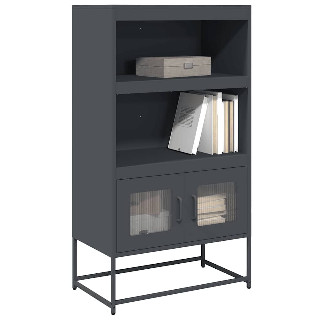 Hoge Kast Staal Antraciet 68x39x123 cm - 34% Korting!