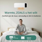 Wandventilatorkachel 2000W met Thermostaat & Timer - 33% Korting