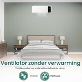 Wandventilatorkachel 2000W met Thermostaat & Timer - 33% Korting