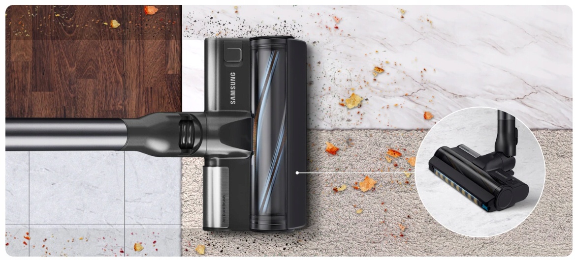 Samsung Bespoke Jet VS20A95823W Steelstofzuiger (35% Korting)