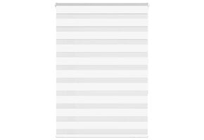 vidaXL Zebra rolgordijn 100x150 cm stofbreedte 95,9 cm polyester wit