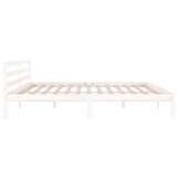 Wit Grenenhouten Bedframe 200x200 cm - 34% Korting
