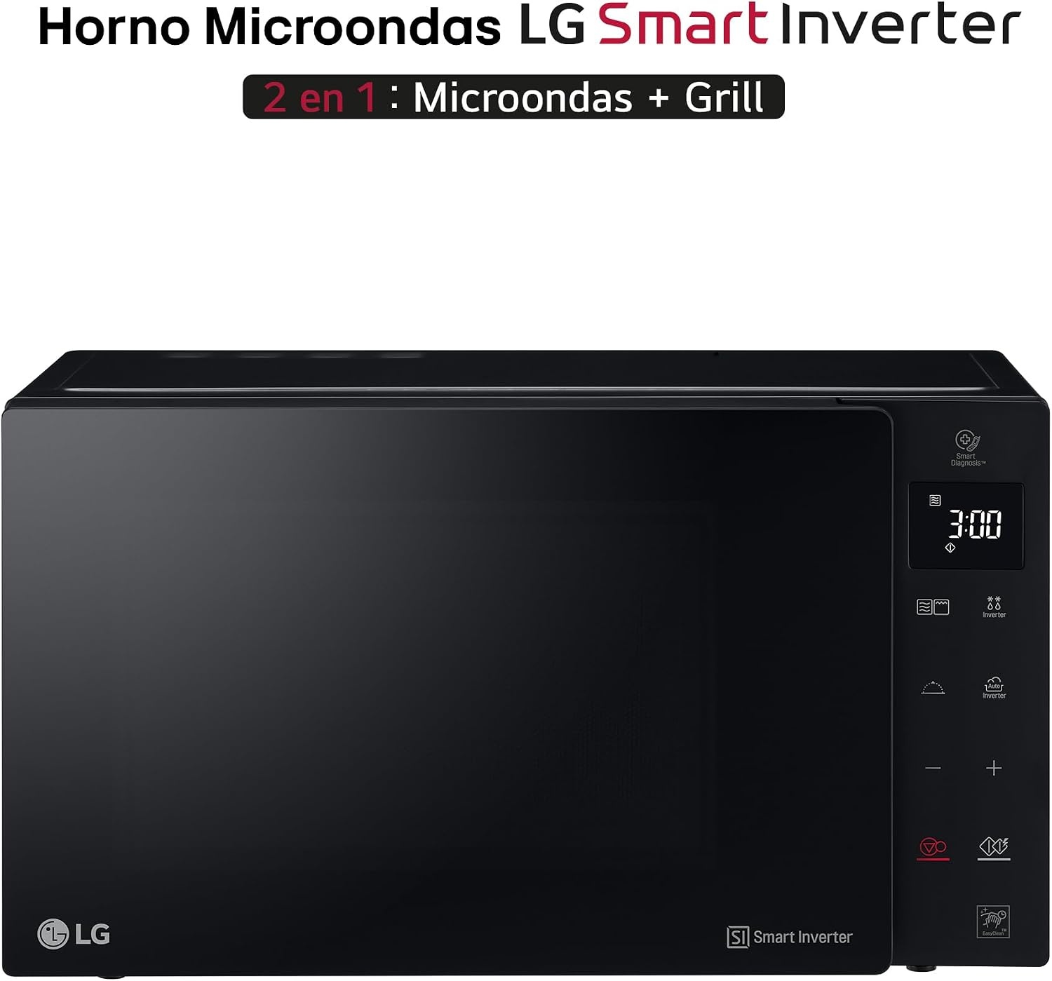 LG Smart Inverter Magnetron met Grill (25L, 1000W) - 34% Korting!